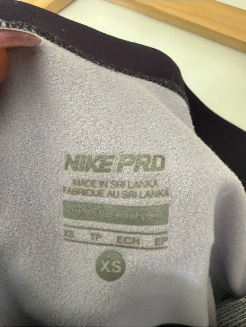 Nike Purple Geo Print Girls' Leggings
